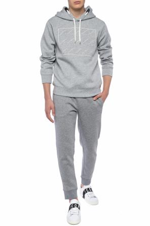Sweatshirt with a printed logo, zdjęcie 2 Sweatshirt with a printed logo od Emporio Armani